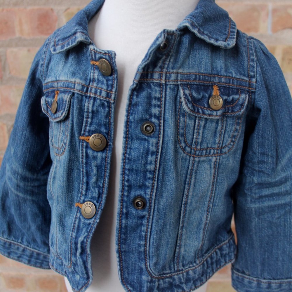 Baby GAP 18-24 Denim Jean Jacket VGUC
